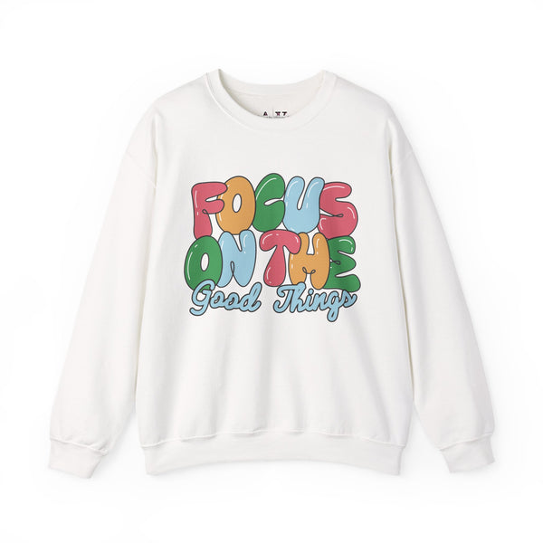 Focus On The Good Unisex Heavy Blend™ Crewneck Sweatshirt