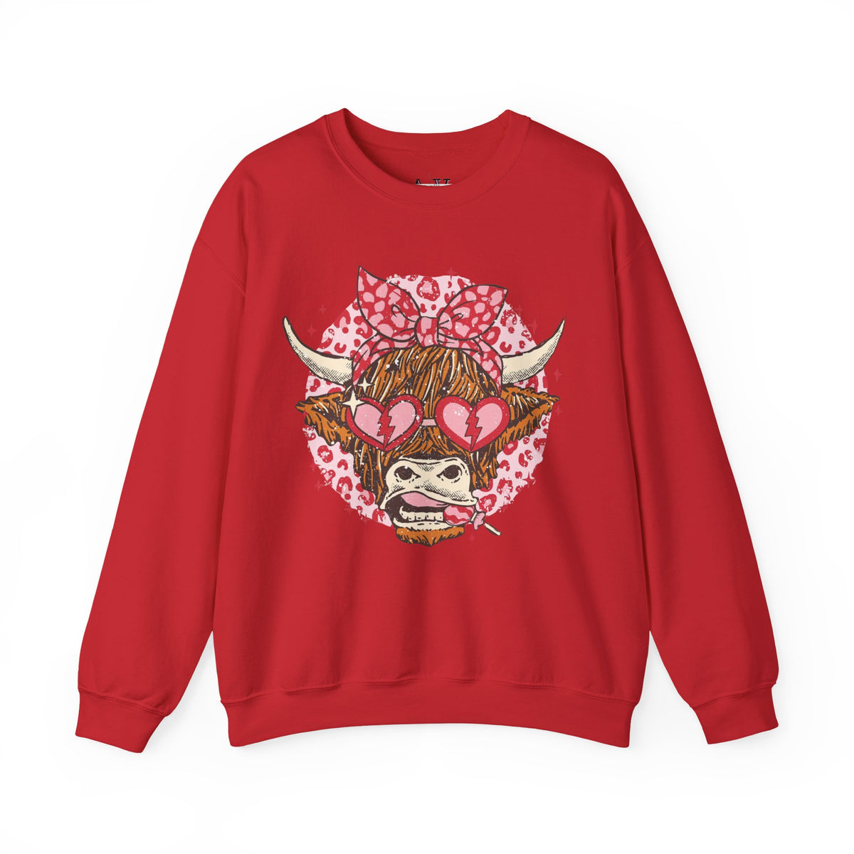 Lovey the Highland Cow Unisex Heavy Blend™ Crewneck Sweatshirt