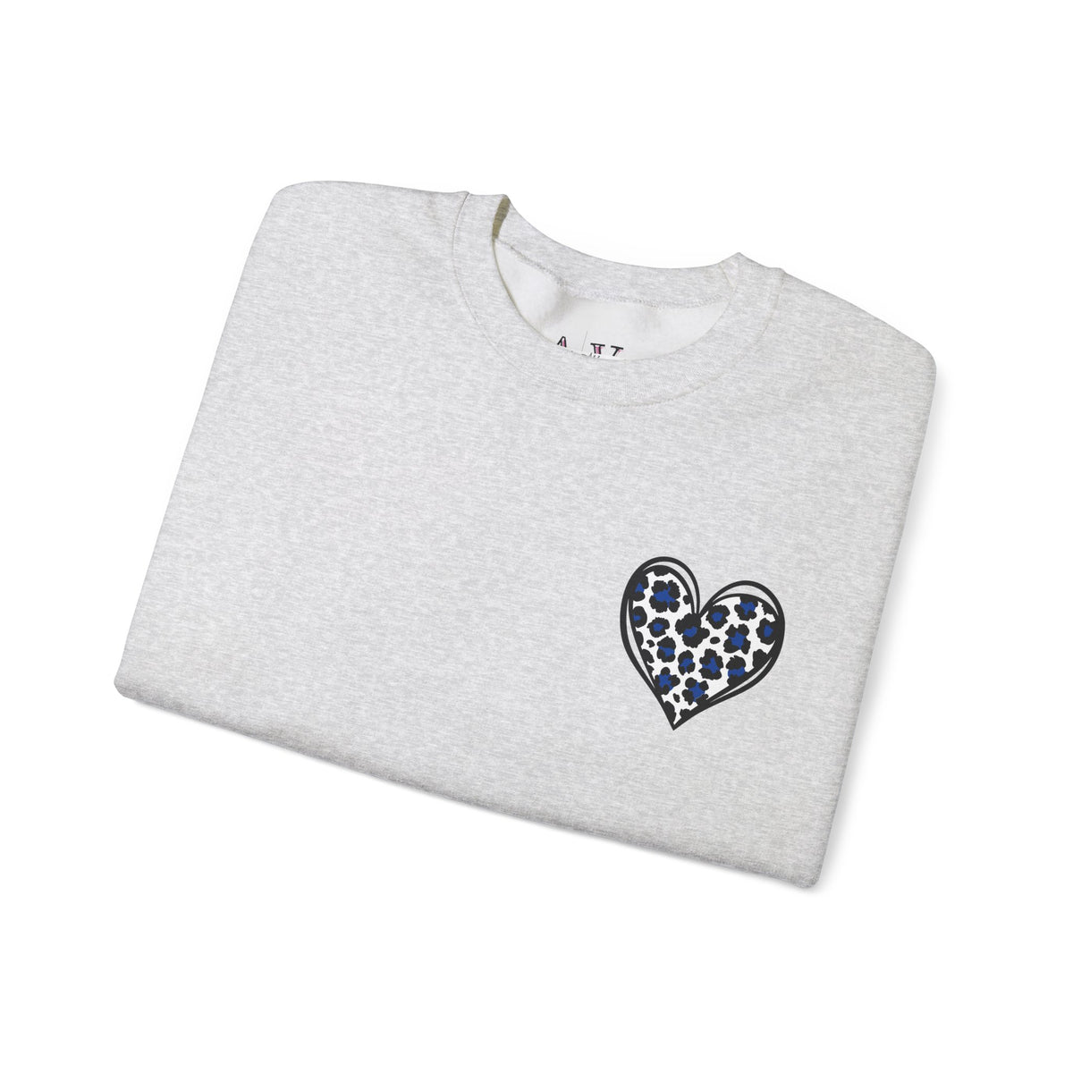 Blue & Black Cheer Mom Unisex Heavy Blend™ Crewneck Sweatshirt