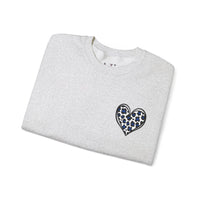 Blue & Black Cheer Mom Unisex Heavy Blend™ Crewneck Sweatshirt
