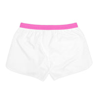 Pink & White Pittsford Cheer Women's Casual Shorts