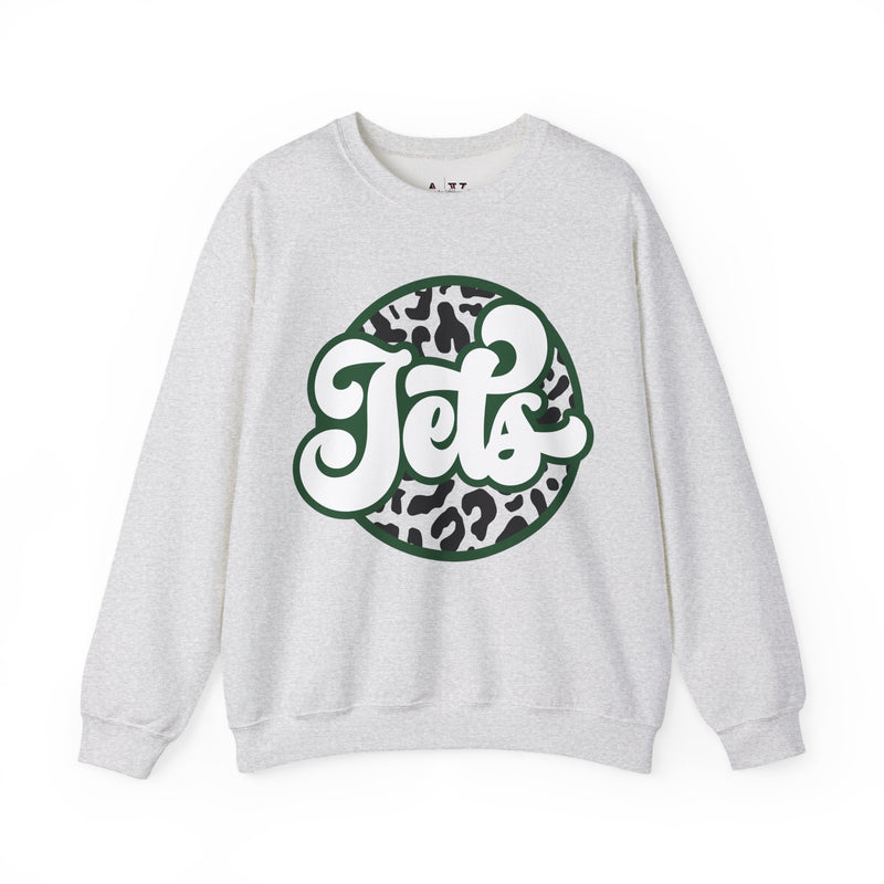 Jets Cheetah Unisex Heavy Blend™ Crewneck Sweatshirt