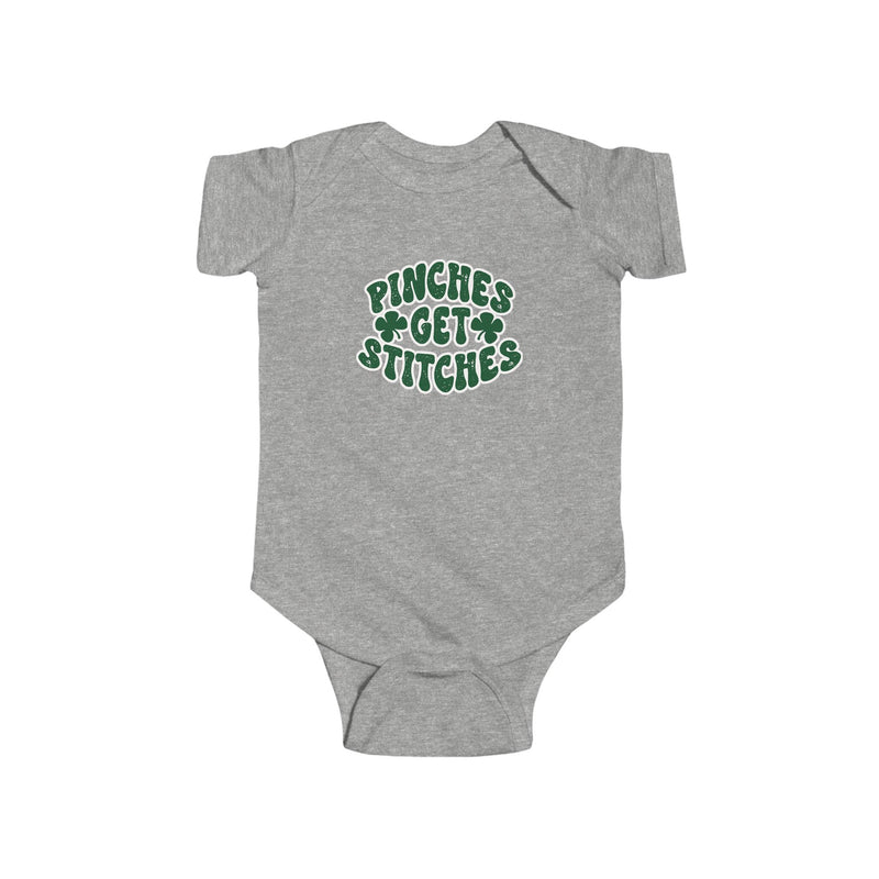 Pinches Get Stitches Infant Fine Jersey Bodysuit
