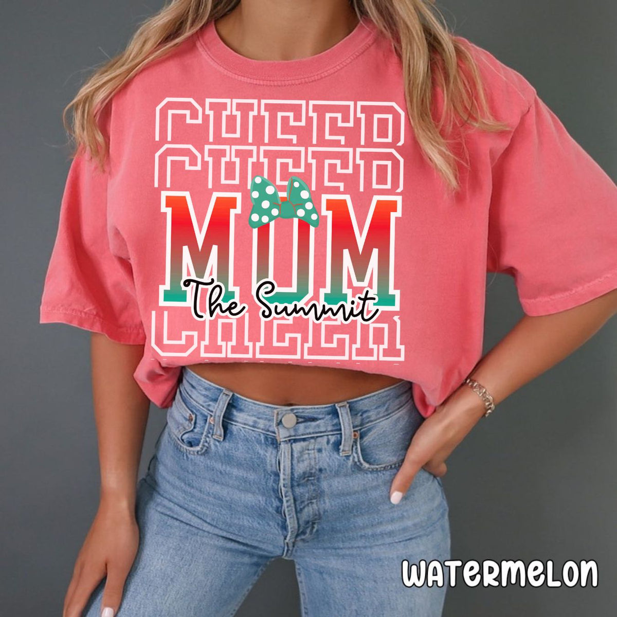 Summit Cheer Mom Unisex Comfort Colors T-shirt