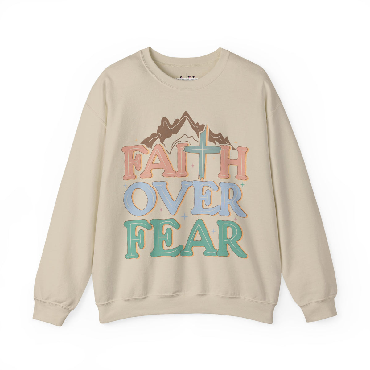 Faith Over Fear Unisex Heavy Blend™ Crewneck Sweatshirt