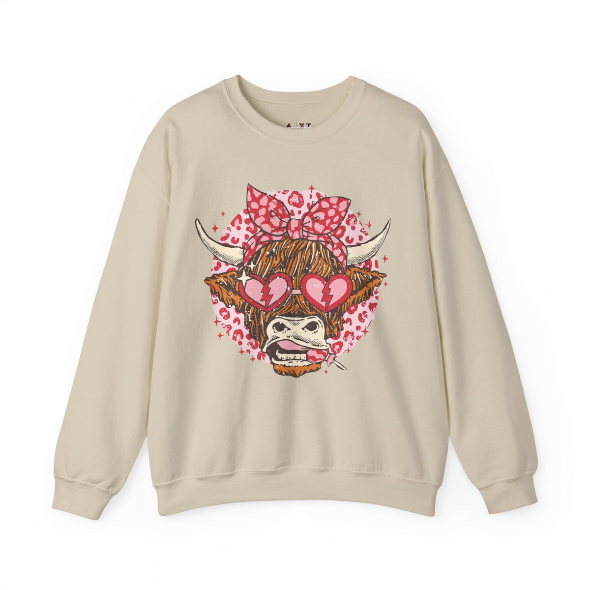 Lovey the Highland Cow Unisex Heavy Blend™ Crewneck Sweatshirt