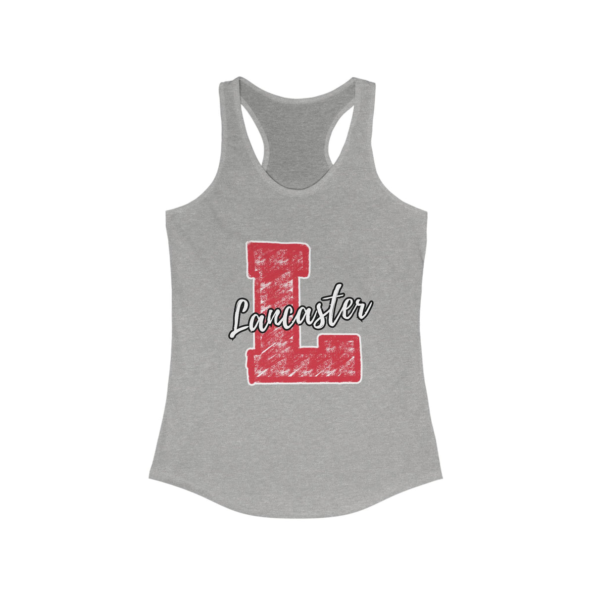 "L" Women's Next Level Racerback Tank