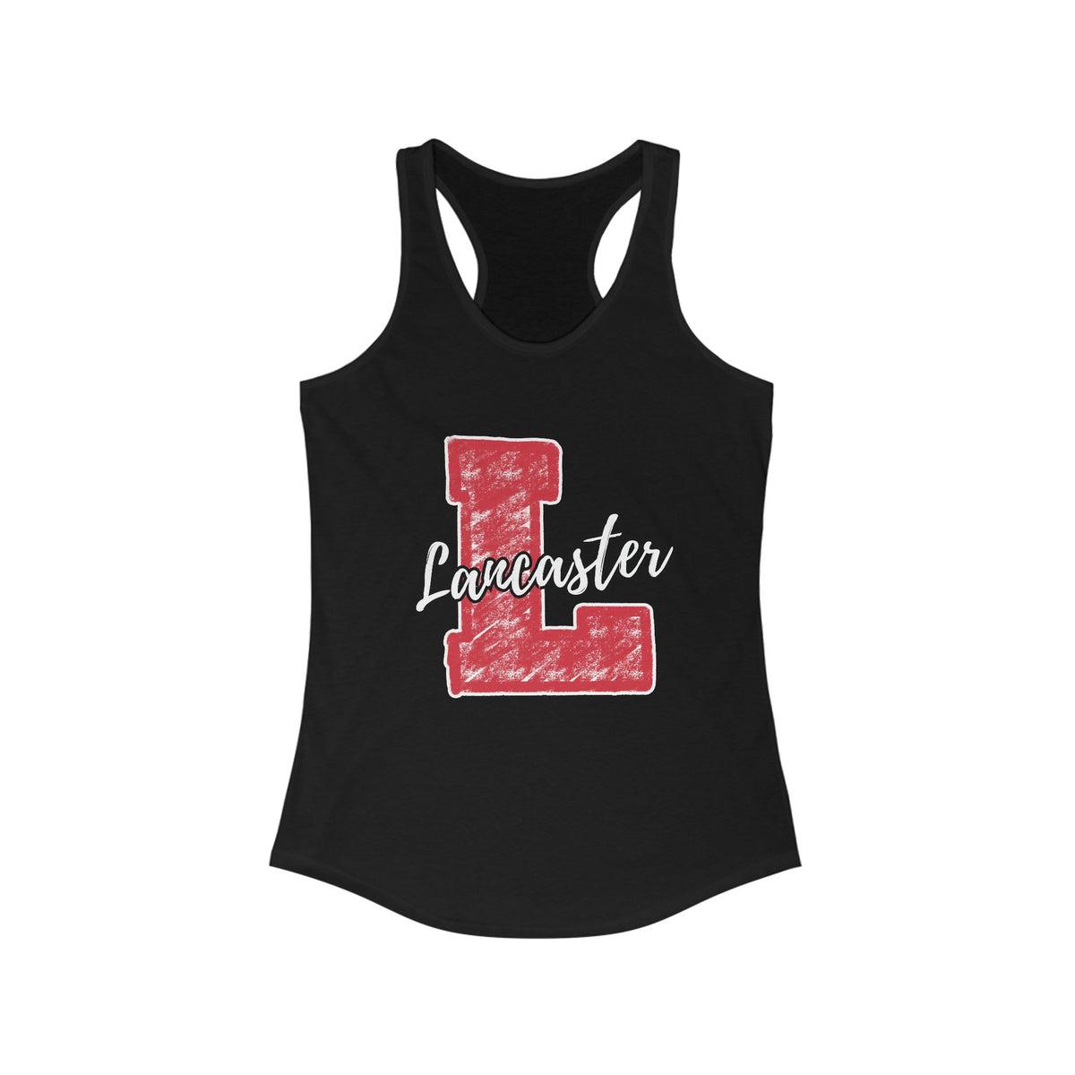 "L" Women's Next Level Racerback Tank