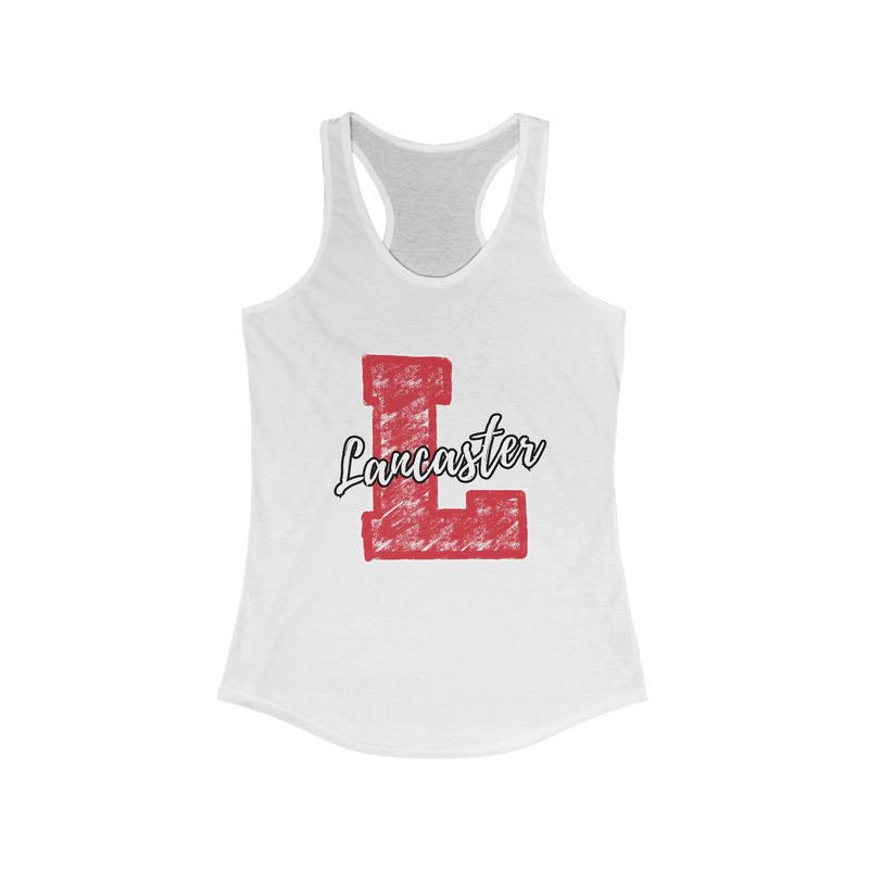 "L" Women's Next Level Racerback Tank
