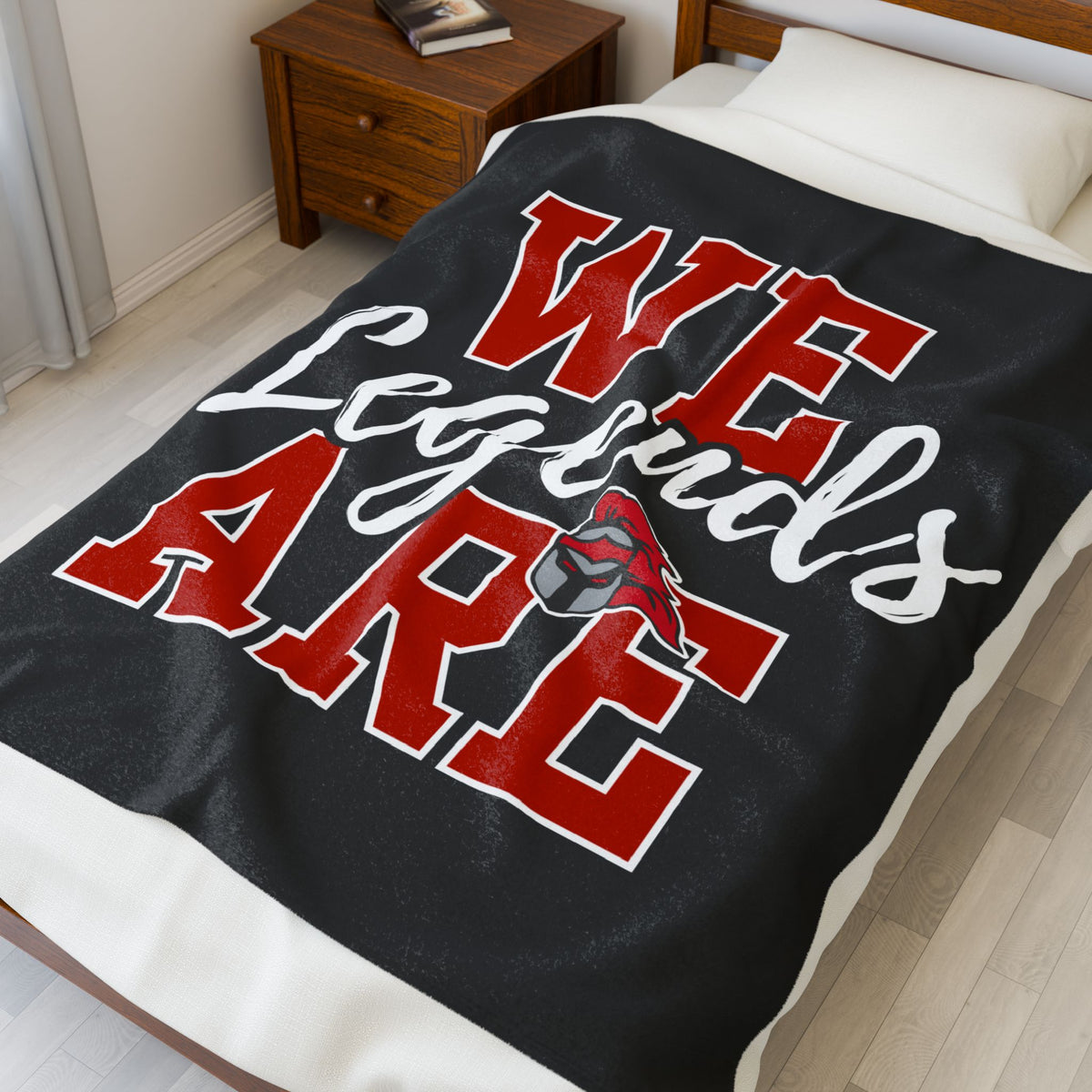 We Are Legends Velveteen Plush Blanket