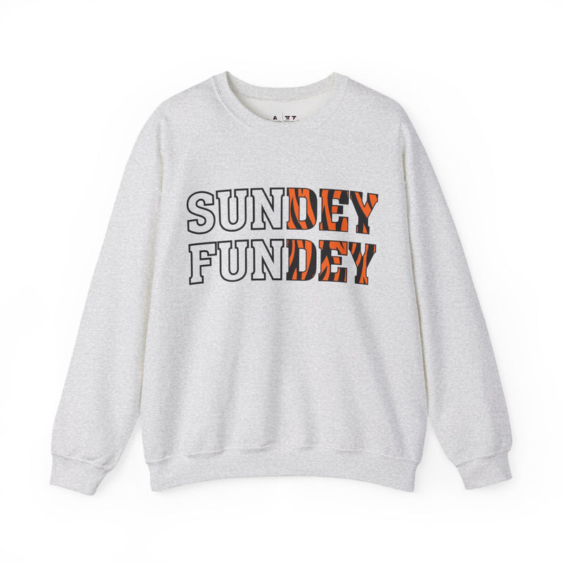Bengals Sunday Funday Unisex Heavy Blend™ Crewneck Sweatshirt