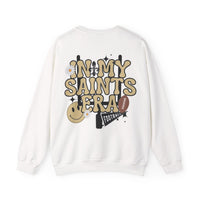 New Orleans Saints Retro Unisex Heavy Blend™ Crewneck Sweatshirt