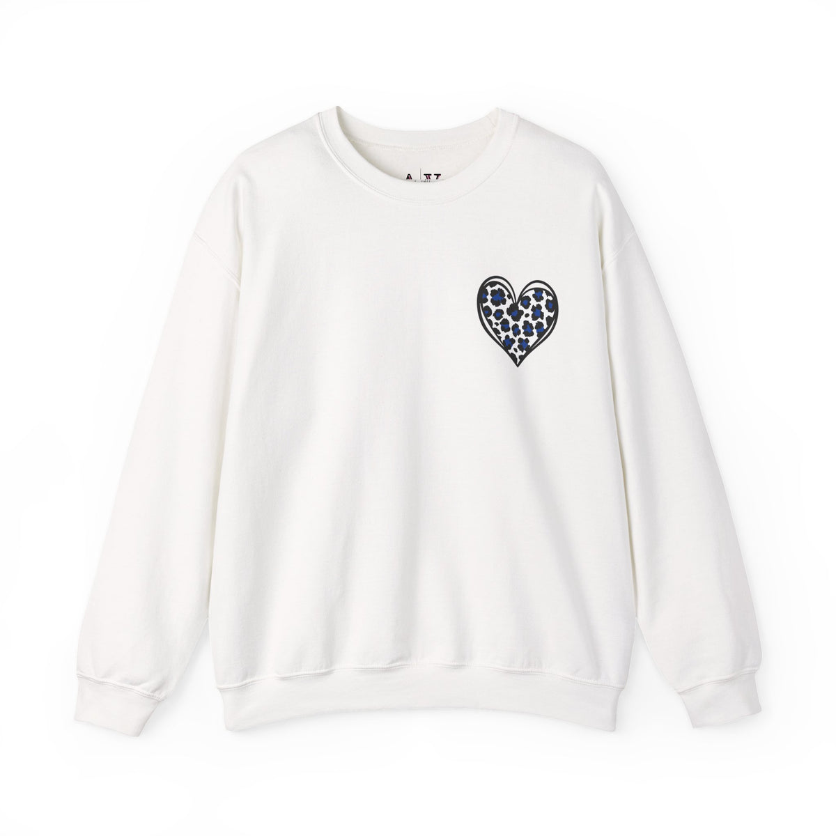 Blue & Black Cheer Mom Unisex Heavy Blend™ Crewneck Sweatshirt