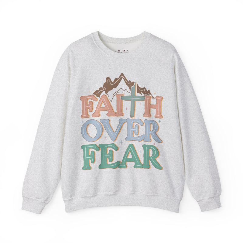 Faith Over Fear Unisex Heavy Blend™ Crewneck Sweatshirt