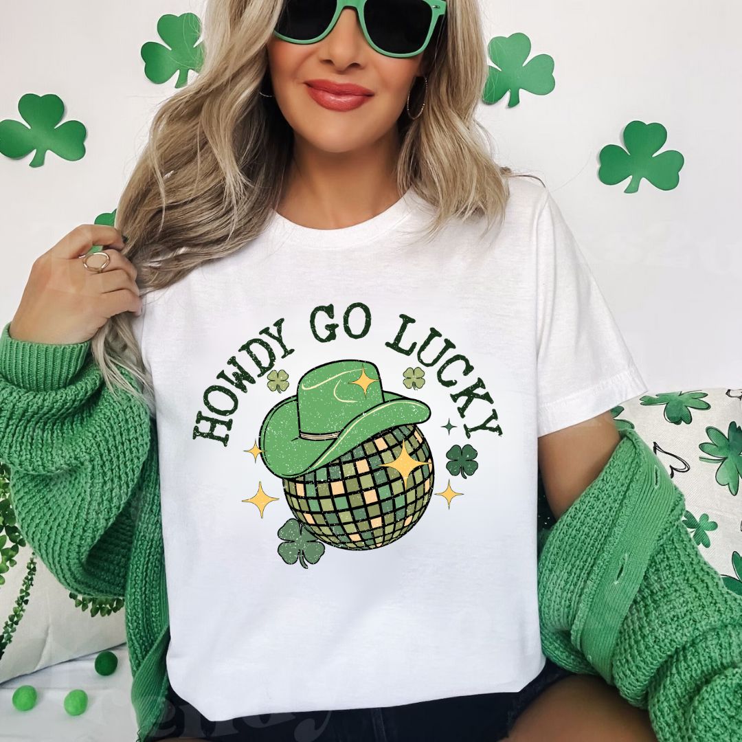 Howdy Go Lucky Unisex Heavy Cotton Tee