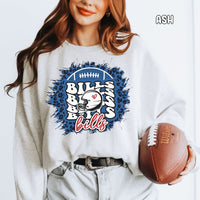 Bills Cheetah Unisex Heavy Blend™ Crewneck Sweatshirt