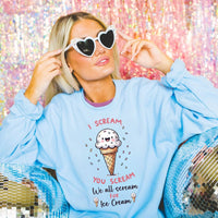 Scream For Ice Cream Unisex Heavy Blend™ Crewneck Sweatshirt