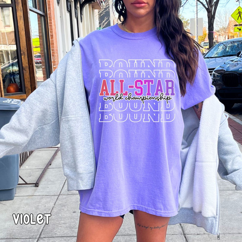 All-Star Worlds Bound Unisex Comfort Colors T-shirt
