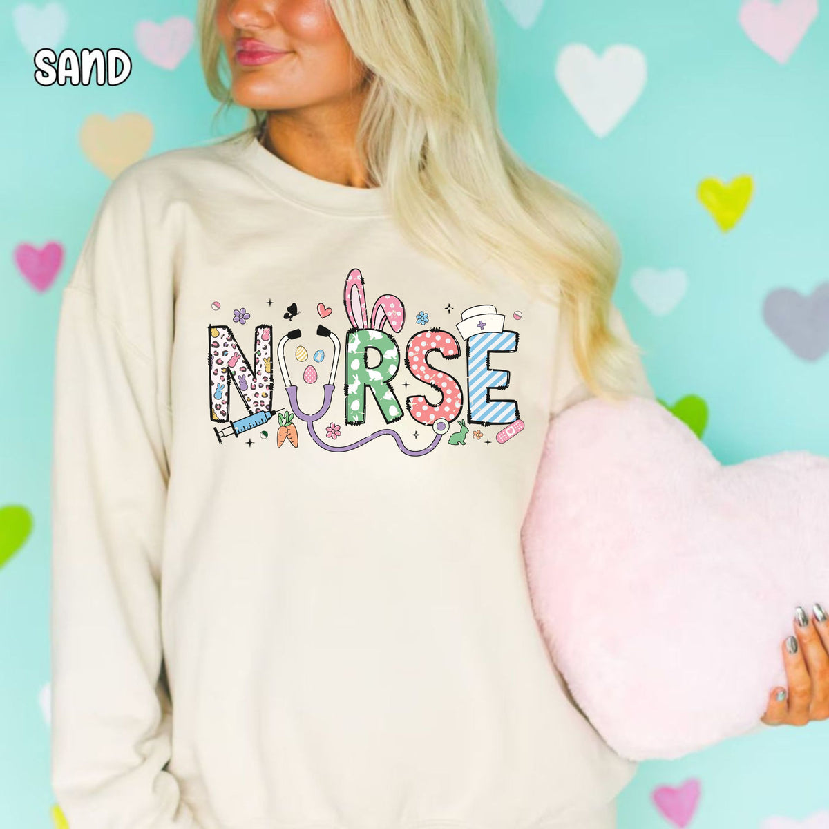 Eastetr Nurse Unisex Heavy Blend™ Crewneck Sweatshirt