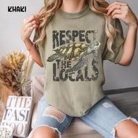 Respect the Locals Unisex Garment-Dyed T-shirt
