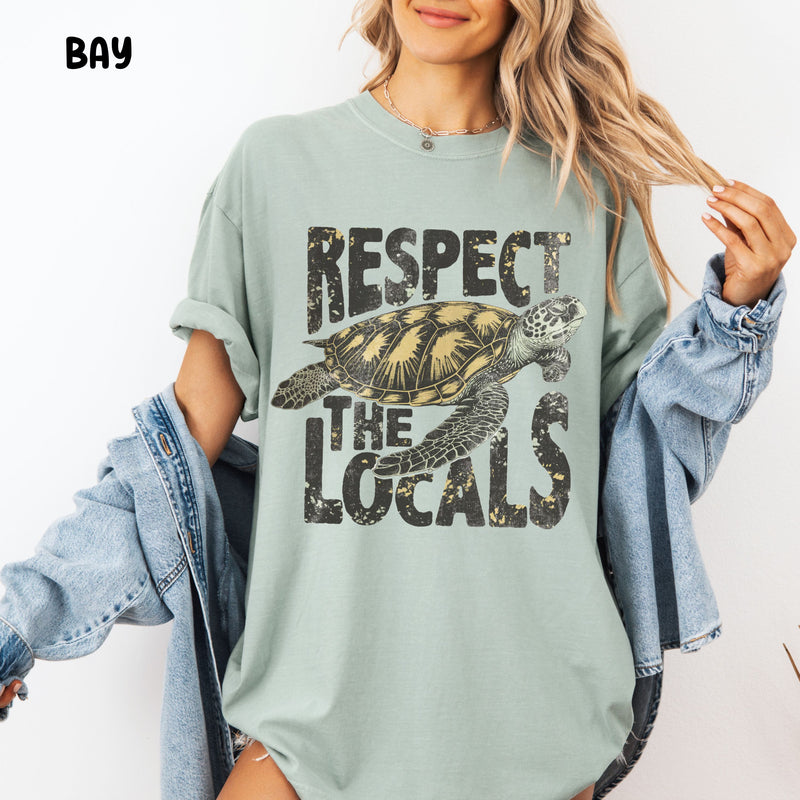 Respect the Locals Unisex Garment-Dyed T-shirt