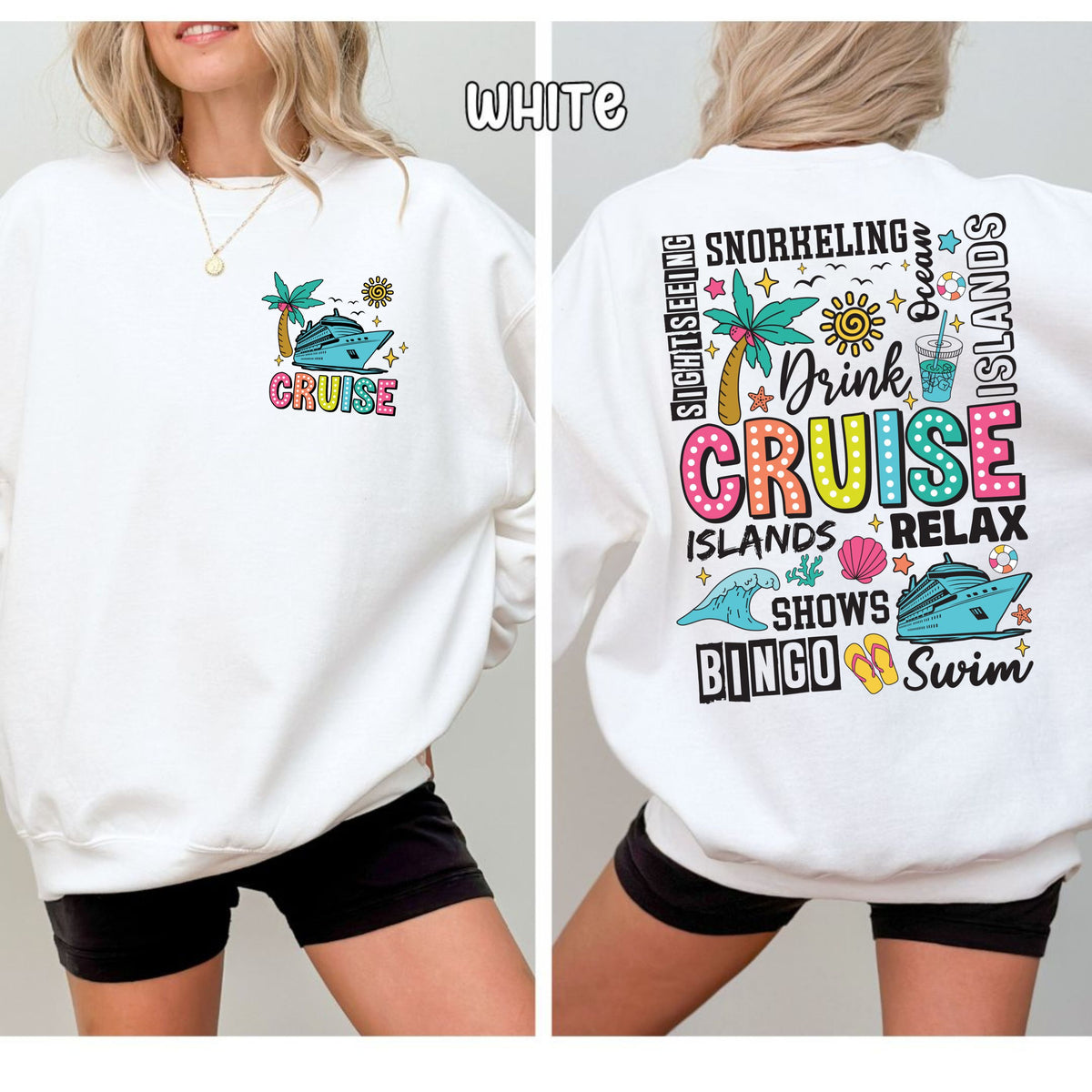 Cruise Trip Unisex Heavy Blend™ Crewneck Sweatshirt