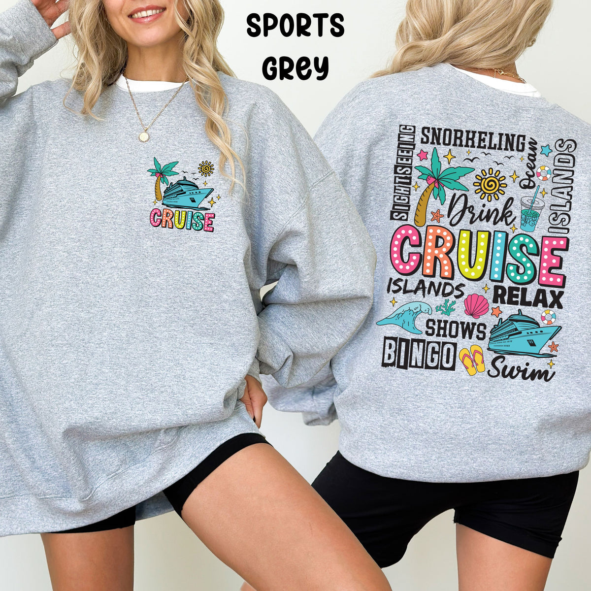 Cruise Trip Unisex Heavy Blend™ Crewneck Sweatshirt