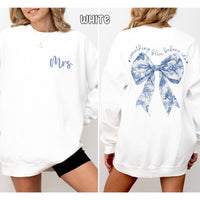 Something Blue Before I Do Unisex Garment-Dyed Sweatshirt