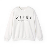 Wifey Honey Moonin' Unisex Heavy Blend™ Crewneck Sweatshirt