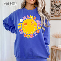 Mom Circle Unisex Comfort Colors Sweatshirt