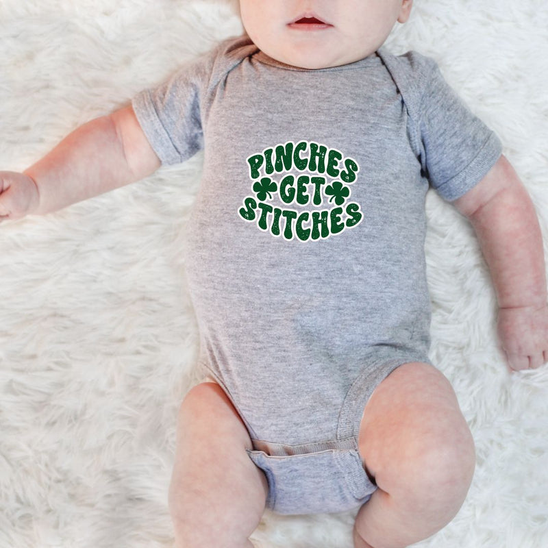 Pinches Get Stitches Infant Fine Jersey Bodysuit