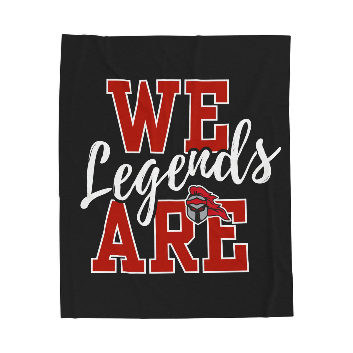 We Are Legends Velveteen Plush Blanket