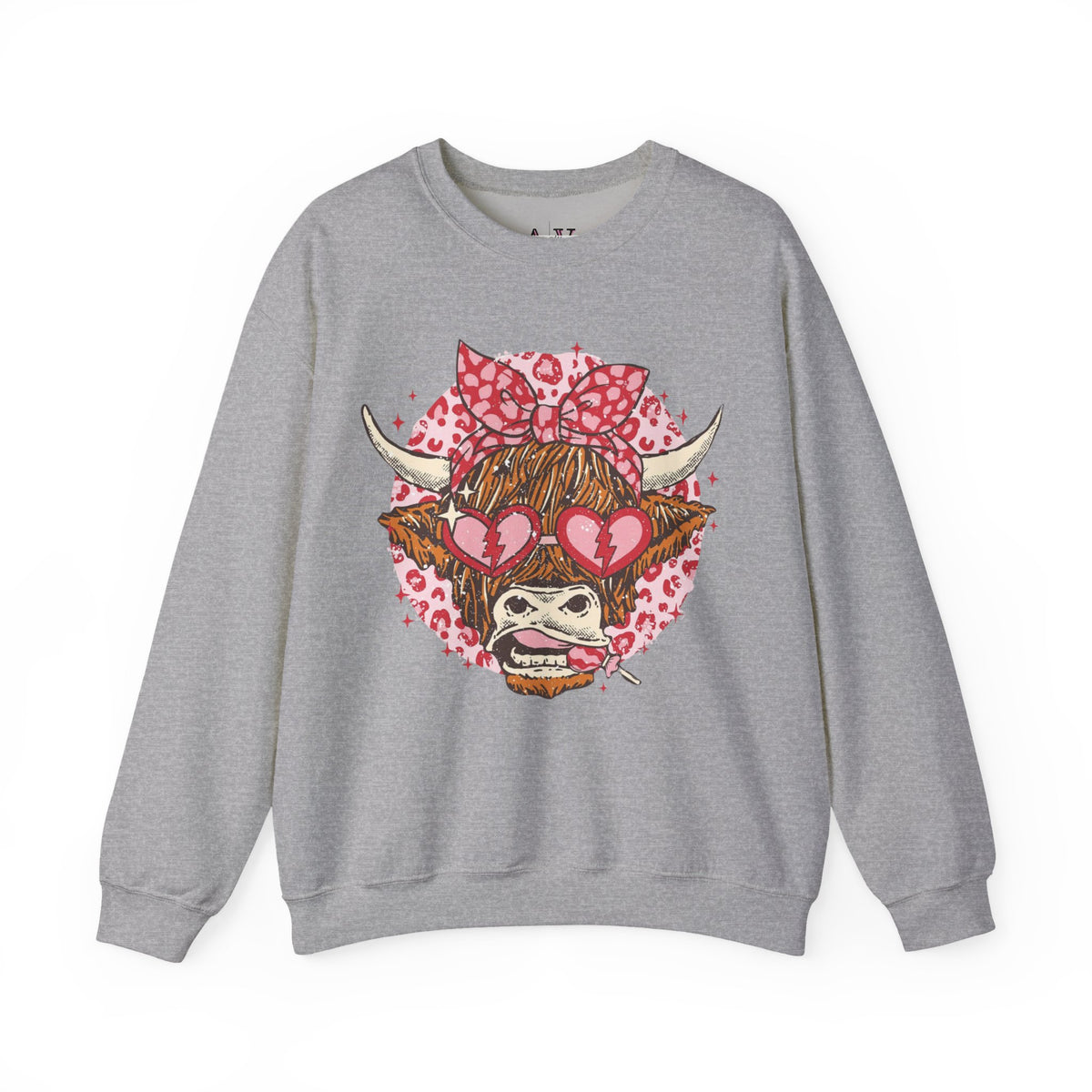 Lovey the Highland Cow Unisex Heavy Blend™ Crewneck Sweatshirt