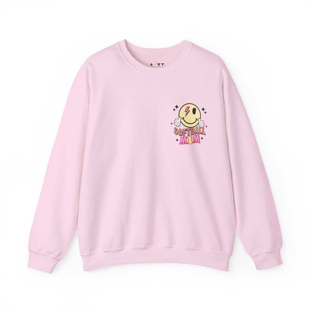 Loud AF Softball Mom Unisex Heavy Blend™ Crewneck Sweatshirt