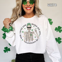 Dead Inside But Feelin Lucky Unisex Heavy Cotton Tee