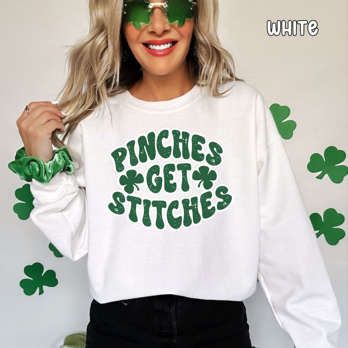 Pinches Get Stitches Unisex Heavy Blend™ Crewneck Sweatshirt