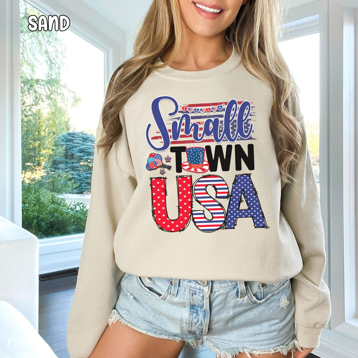 Small Town USA Unisex Heavy Blend™ Crewneck Sweatshirt