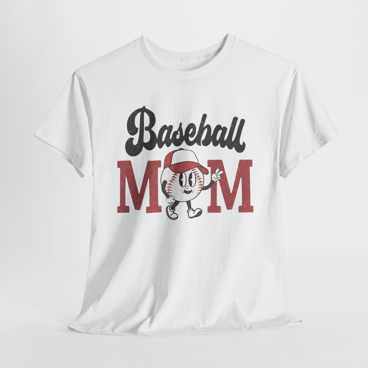 Baseball Mom Unisex Heavy Cotton Tee