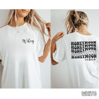Wifey Honeymoon Vibes Unisex Heavy Cotton Tee