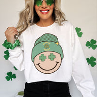 Lucky Smiley Face Unisex Heavy Blend™ Crewneck Sweatshirt