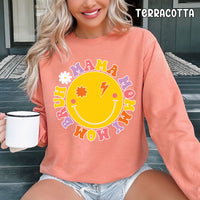Mom Circle Unisex Comfort Colors Sweatshirt