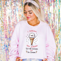 Scream For Ice Cream Unisex Heavy Blend™ Crewneck Sweatshirt