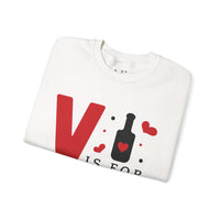 V is for Vodka Unisex Heavy Blend™ Crewneck Sweatshirt