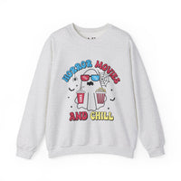 Horror Movies and Chill Unisex Heavy Blend™ Crewneck Sweatshirt