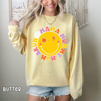 Mom Circle Unisex Comfort Colors Sweatshirt