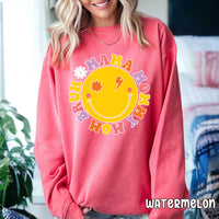 Mom Circle Unisex Comfort Colors Sweatshirt