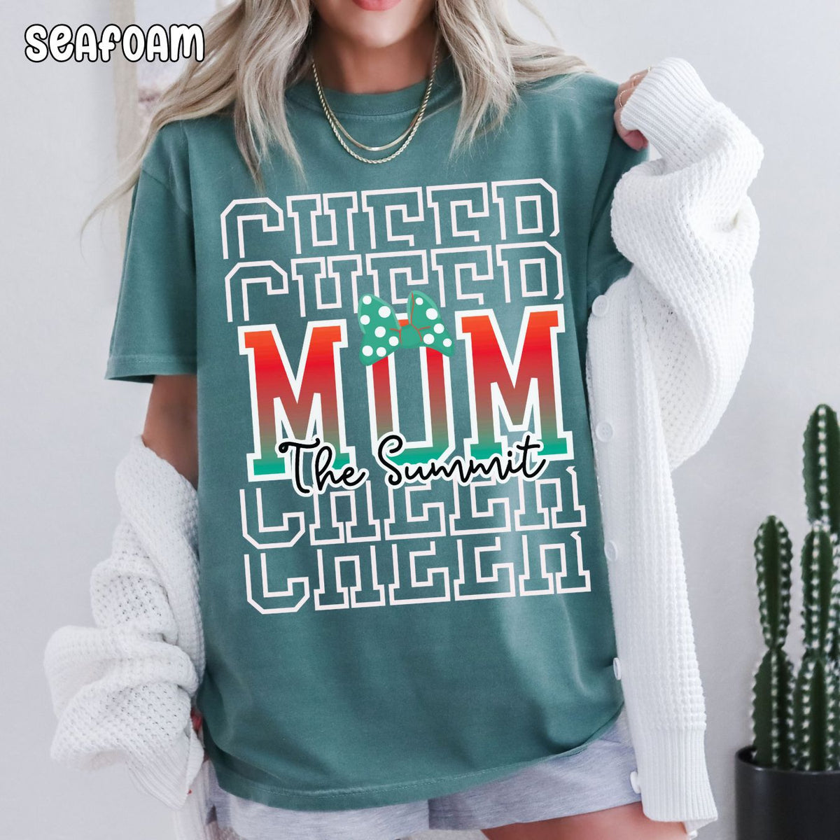 Summit Cheer Mom Unisex Comfort Colors T-shirt