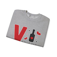 V is for Vodka Unisex Heavy Blend™ Crewneck Sweatshirt