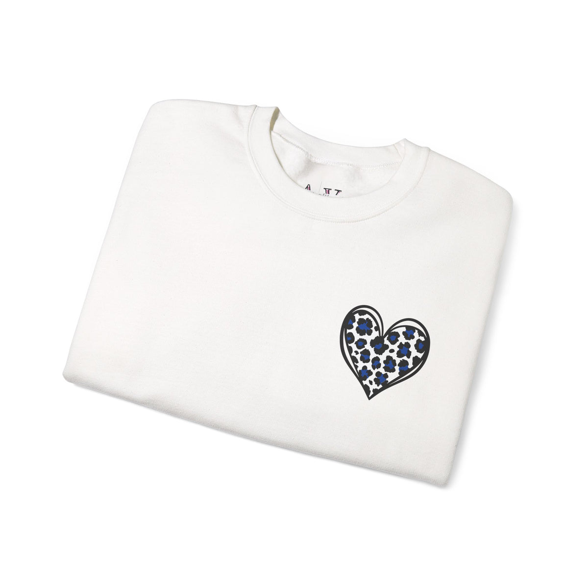Blue & Black Cheer Mom Unisex Heavy Blend™ Crewneck Sweatshirt