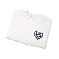 Blue & Black Cheer Mom Unisex Heavy Blend™ Crewneck Sweatshirt